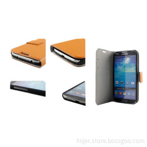China Supplier Leather Flip Mobile Cases for Samsung Galaxy S4, Cell Phone Accessory